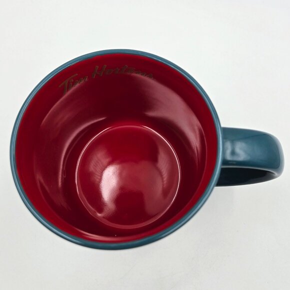 Tim Hortons Collectible Coffee Tea Mug Cup Blue Bear 2017 Read - Picture 8 of 10